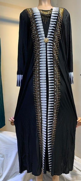 Long Robe Femme Musulmane Muslim Abaya Dubai Islam Caftan Marocain Turkey Djellaba Black Loose Dress - SolaceConnect.com
