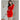 Elegant Fashion Button Red Pencil Dress Women  Summer Sheath Dresses Simple Slim Party Vestidos Female Clothing  -  GeraldBlack.com