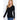 Elegant Fashion Women's Black Long Sleeves V-Neck Placket Thermal Top  -  GeraldBlack.com