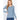 Elegant Fashion Women's Blue Long Sleeves Scoop Neck Thermal Top Shirt  -  GeraldBlack.com