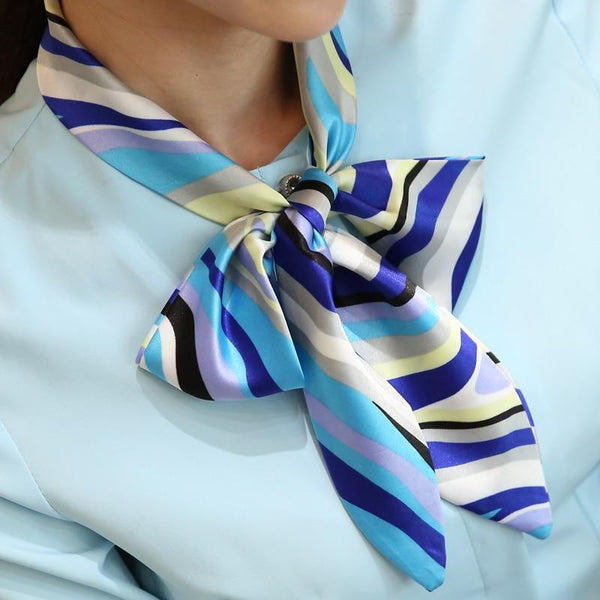 Elegant Fashion Women's Formal Office Bowtie Blouse Shirts Tops Work Wear - SolaceConnect.com