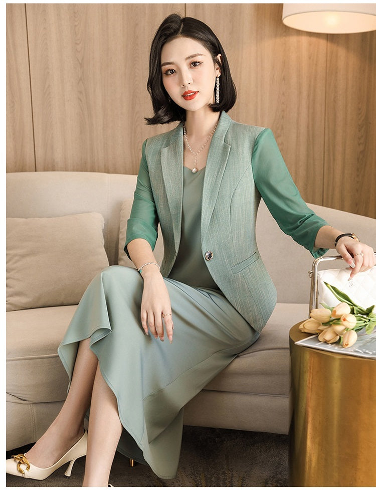 Elegant Summer Women's Half Sleeves Blazer Coat Jackets Work Wear GeraldBlack.com Elegant Summer Women's Half Sleeves Blazer Coat Jackets Work Wear GeraldBlack.com