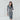 Elegant Korean Women's Hollow Out Lace Full Sleeves Office Party Dresses