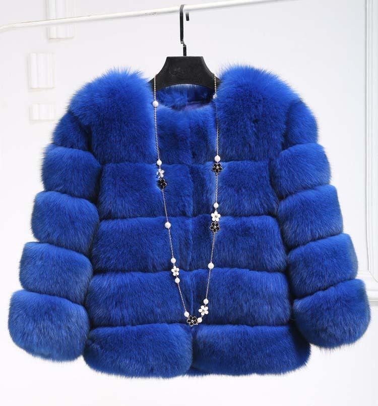Elegant Women's Winter Fashion Faux Fur Thick Warm Outerwear Mink Coats  -  GeraldBlack.com