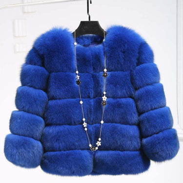 Elegant Women's Winter Fashion Faux Fur Thick Warm Outerwear Mink Coats  -  GeraldBlack.com