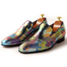 European Italian Cow Leather Camouflage Printing Shoes for Men - SolaceConnect.com
