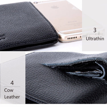Famous Genuine Leather Thin Wallets with Coin Pocket and Card Holder  -  GeraldBlack.com