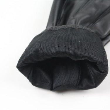 Fashion Black Thin Synthetic Leather Non-Slip Driving Gloves for Unisex - SolaceConnect.com