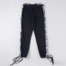 Fashion Cotton Drawstring Lace Up Loose Patchworked Harem Pants for Women - SolaceConnect.com