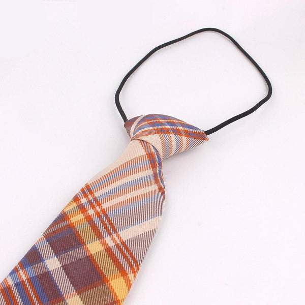 Fashion Cotton Shirt Plaid Small Neck Tie for Boys Girls and Children - SolaceConnect.com