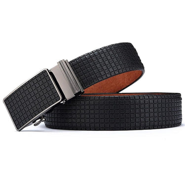 Fashion Design Men's Solid Pattern Genuine Leather Waist Belt Waistband  -  GeraldBlack.com