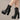 Fashion Double Platform Boots Women14CM High Thick Heel Autumn Winter Sexy Modern Ankle Zipper Boots  -  GeraldBlack.com