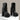 Fashion Double Platform Boots Women14CM High Thick Heel Autumn Winter Sexy Modern Ankle Zipper Boots  -  GeraldBlack.com