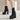 Fashion Double Platform Boots Women14CM High Thick Heel Autumn Winter Sexy Modern Ankle Zipper Boots  -  GeraldBlack.com