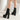 Fashion Double Platform Boots Women14CM High Thick Heel Autumn Winter Sexy Modern Ankle Zipper Boots  -  GeraldBlack.com