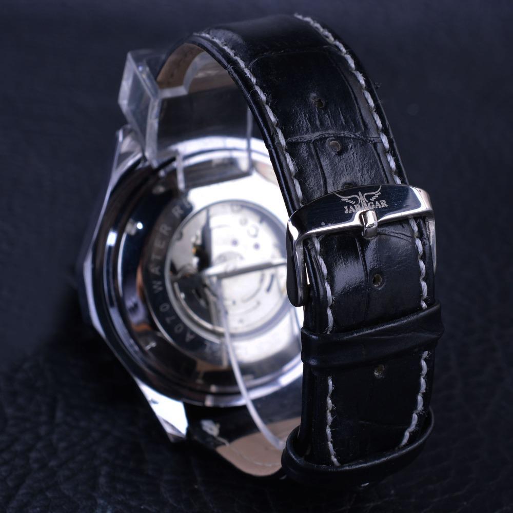 Fashion Genuine Leather Big Dial Golden Number Three Dial Men's Watches  -  GeraldBlack.com