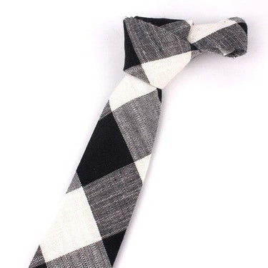 Fashion Green Plaid Wedding Skinny Neck Ties for Men and Women - SolaceConnect.com