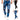 Fashion Hole Leisure Tide 39 Cotton Long Trousers 2 Color Denim Trousers Casual Straight Jeans Bottoms Big Size 38  -  GeraldBlack.com