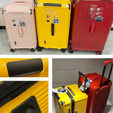 Fashion Large travel luggage trolley suitcase mute brake men's and women's luxury suitcase  -  GeraldBlack.com