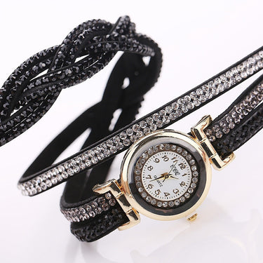 Fashion Luxury Casual Rhinestone Quartz Bracelet Watches for Women  -  GeraldBlack.com