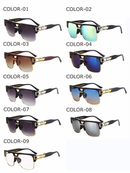 Fashion Luxury Designer Semi-Rimless Sunglasses for Men and Women  -  GeraldBlack.com