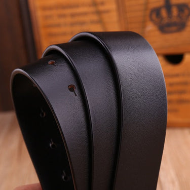 Fashion Luxury genuine Leather Dragon Solid Brass Buckle Belt for Men  -  GeraldBlack.com