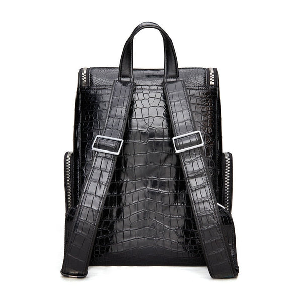 Fashion Luxury Travel Business Genuine Leather Backpack for Men Women  -  GeraldBlack.com