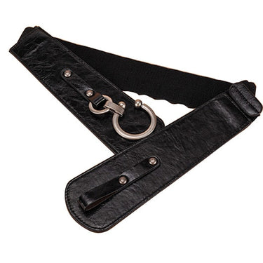 Fashion Metal Hook Buckle Vintage Elastic Wide Belt for Women  -  GeraldBlack.com