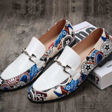Fashion Party Men Comfortable Business White Casual Handmade Loafers Shoes  -  GeraldBlack.com