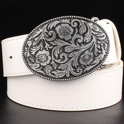 Fashion Retro Arabesque and Flower Golden Arabian Style Belts for Men - SolaceConnect.com