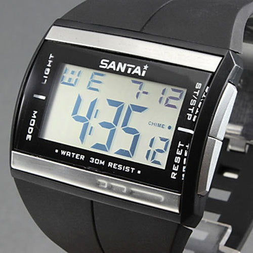 Fashion Rubber Waterproof Digital Quartz Electronic Wristwatches  -  GeraldBlack.com
