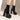 Fashion Sexy High Thick Heel Zipper Shoes Winter Ankle Boots Woman's High Quality Double Platform Boots  -  GeraldBlack.com