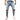 Fashion Streetwear Vintage Blue Color Skinny Destroyed Ripped Men's Jeans  -  GeraldBlack.com