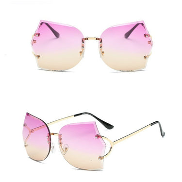 Fashion Vintage Rimless High Quality Gradient Sunglasses for Women  -  GeraldBlack.com