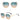 Fashion Vintage Square Unique Printed Lenses Sunglasses for Women - SolaceConnect.com