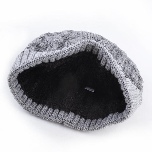Fashion Winter Casual Warm Knitted Beanie Caps for Men and Women - SolaceConnect.com