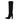 Fashion Women Boots Autumn Winter Sexy High Heels Pleated Slim Fit Knee-High Boots Flock Shoes Size 43  -  GeraldBlack.com