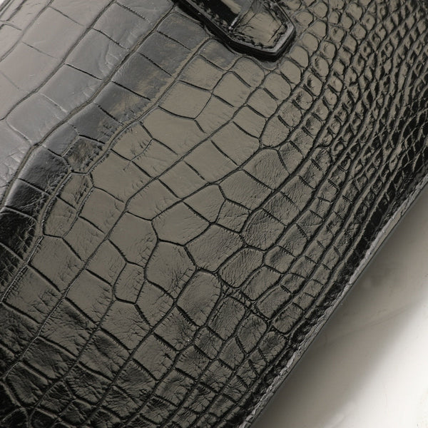 Fashion Women's Armpit Bag Crocodile Leather Luxury Versatile Shoulder Handbag 45  -  GeraldBlack.com