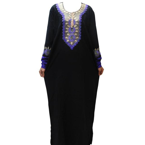 Dubai Lady Abaya Middle East Robe Ramadan clothes diamond andEmbroidery Kaftan Jibab Islamic - SolaceConnect.com