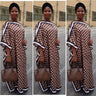 Fashion Women's Elegant Oversized African Dree Print Traditional Dress  -  GeraldBlack.com
