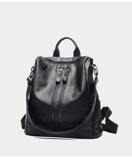 Fashion Women's High Quality Leather Backpacks for School &amp; Travel - SolaceConnect.com
