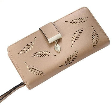 Fashion Women's Leather Clip Clutch Long Money Phone Card Holder Wallet - SolaceConnect.com