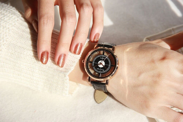 Fashion Women's Luxury Unique Stylish Double Hollow Casual Quartz Watches  -  GeraldBlack.com
