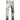 Fashionable Punk Retro Blue Multi Pocket Ripped Cat Beard Slim Elastic Print Small Straight Leg Jeans  -  GeraldBlack.com