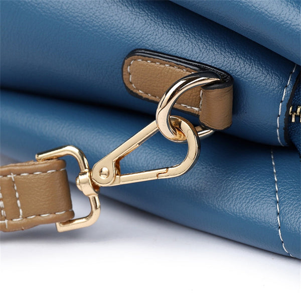 Faux leather Large Capacity women purse and handbags fashion Tote bag Shoulder Crossbody Messenger  -  GeraldBlack.com