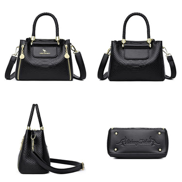 Female Shoulder Messenger Sac Luxury Designer Handbags and Purses Faux leather Shoulder Bags  -  GeraldBlack.com