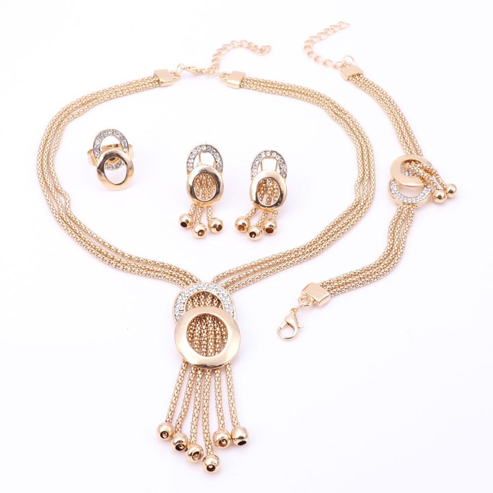 Fine Crystal African Beads Bridal Jewelry Sets for Women Wedding Party  -  GeraldBlack.com