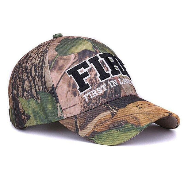 Fire Letters Sports Outdoor Curved Hip Hop Camouflage Baseball Cap - SolaceConnect.com