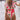 Floral Pattern One-Piece Swimsuit Sexy V Neck Belt Women's Bathing Suit  -  GeraldBlack.com