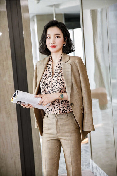 Formal Uniform Designs Business Suits With Pants and Jackets for Women  -  GeraldBlack.com